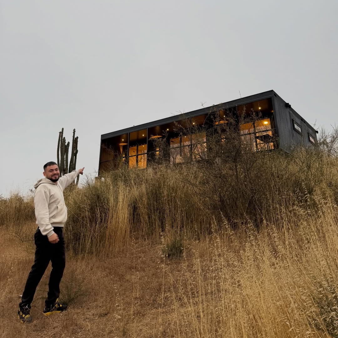 Vista aérea Casa Lago Rapel